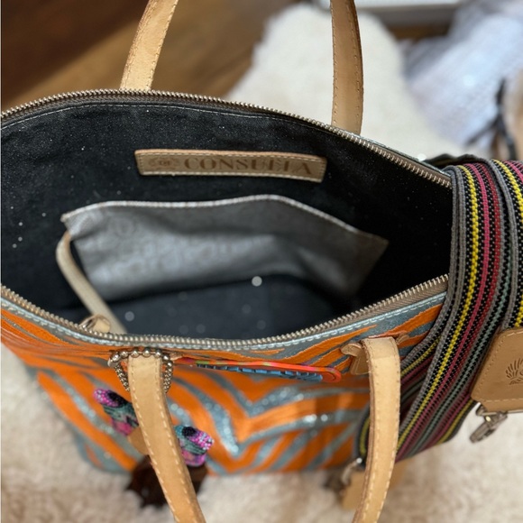 Consuela Lil Matt Sling tote with optional cross body strap, back strap - Picture 4 of 8